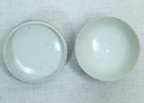 明治前期染付市松文食籠ノミホツ