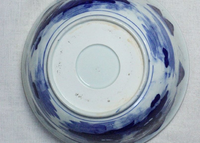 明治前期染付龍図8寸鉢 2客セット | 吉祥寺PukuPuku