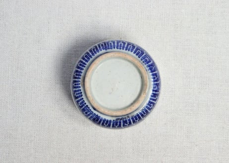 明治前期紙刷窓絵壺図向付