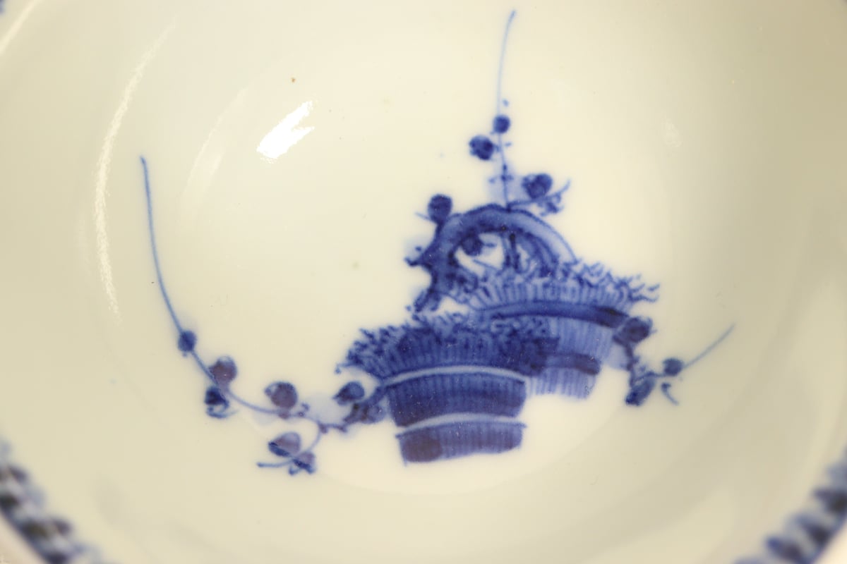 明治後期～大正平戸嘉祥染付芝垣図小鉢 | 吉祥寺PukuPuku