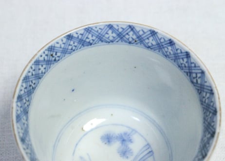 明治前期色絵鳳凰図向付