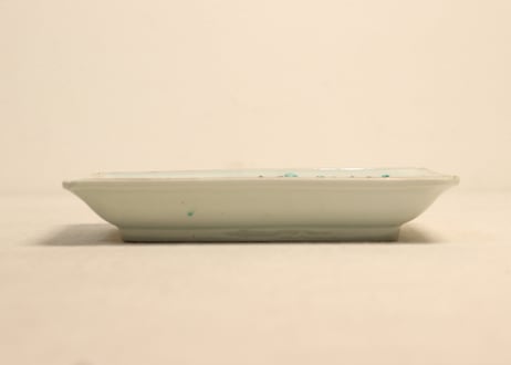 江戸後期色絵山水図長皿①