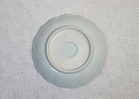 江戸幕末染付山葡萄図なます皿