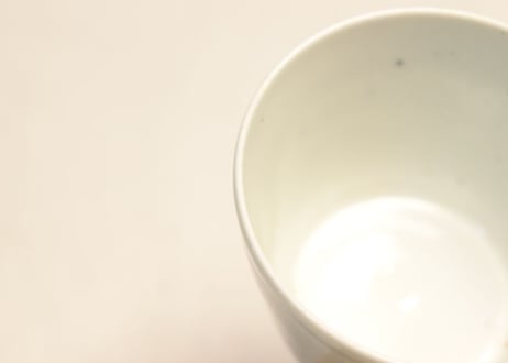 江戸中期染付松竹梅図猪口 ムシクイ