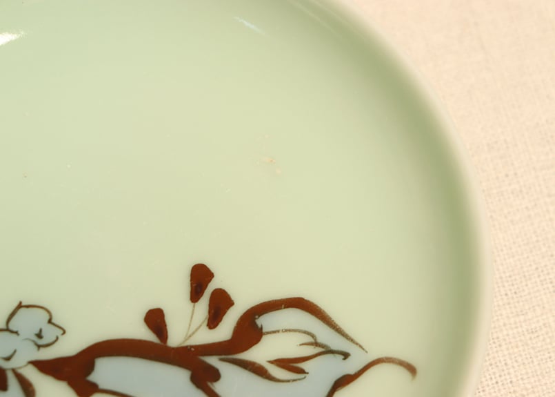 大正～昭和戦前青磁染付桐図小皿 | 吉祥寺PukuPuku