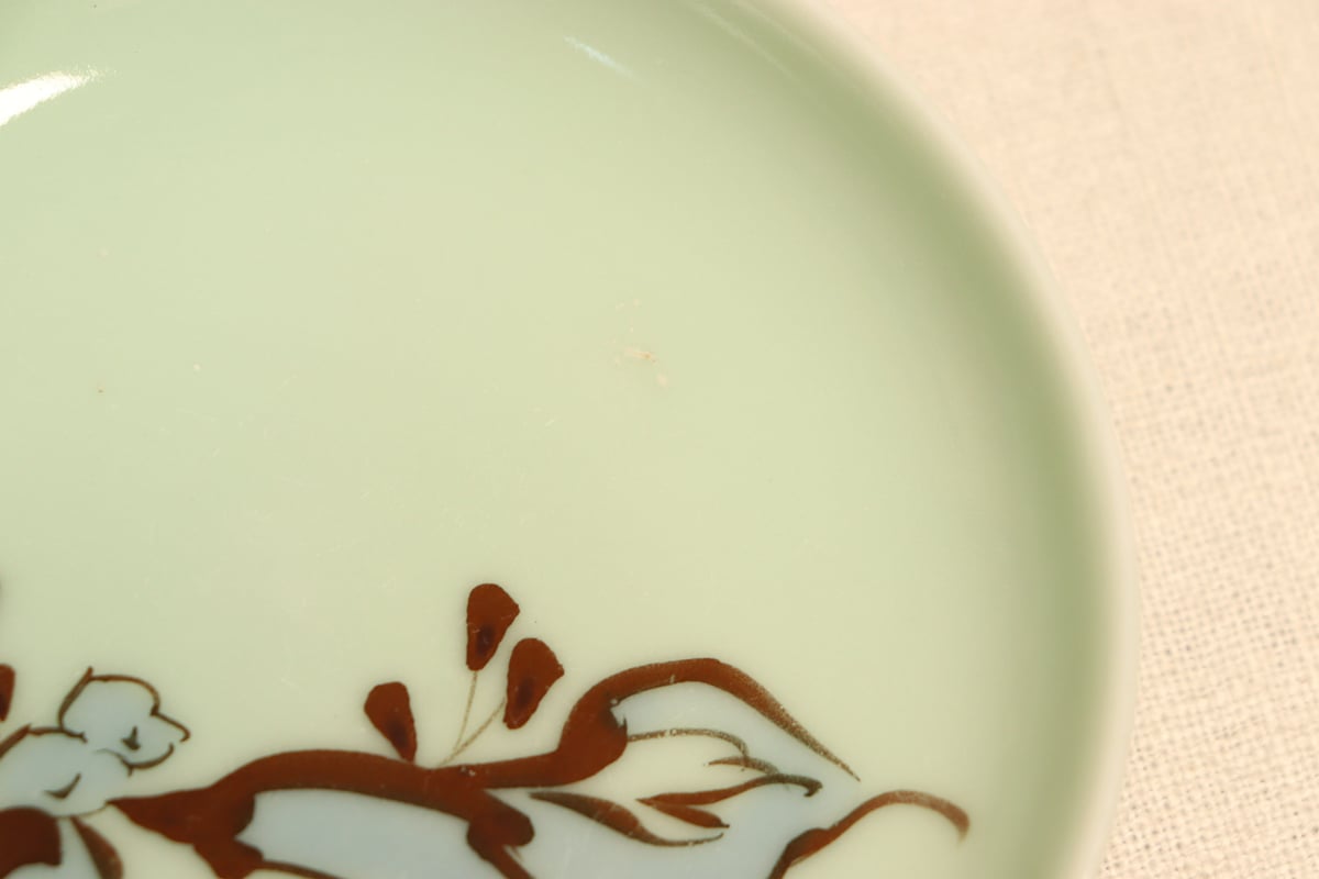 大正～昭和戦前青磁染付桐図小皿 | 吉祥寺PukuPuku