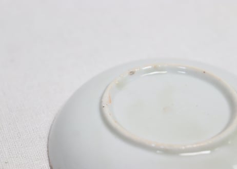 明治後期～大正銅判松竹梅放射文小皿