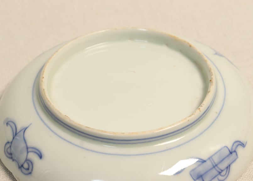 明治前期色絵桜と龍図5寸皿① | 吉祥寺PukuPuku