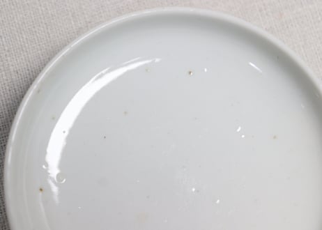明治後期～大正銅判鼠大根図蓋茶碗①
