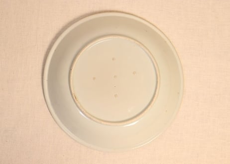 江戸後期染付菊図尺皿
