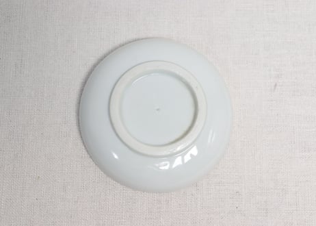 明治前期色絵麦に鳥図小皿 釉剥げ,絵付け個体差有り