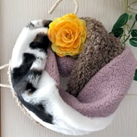 もこもこスヌード（3色）-ハンドメイド-  NO11 【送料200円ポスト投函】