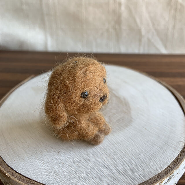 チビわん。 Woman ベージュ ラフィア＆レザー ショッピング バッグ ミニ