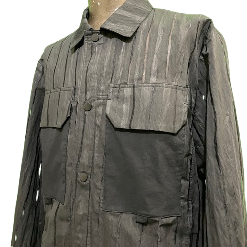 ☆ ハリソン・ウォン HARRISON WONG ストライプ柄 1Bジャケット ☆ ハリソン・ウォン HARRISON WONG ストライプ柄 1Bジャケット