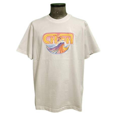 新品 定価53900円 カサブランカ 刺繍 サンダル 白 ホワイト グリーン