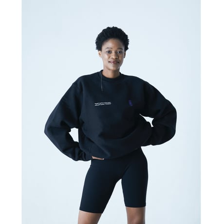 "ご贔屓に"Sweat-Shirts【BLACK】