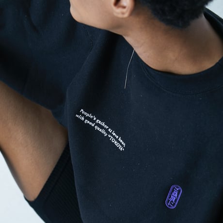 "ご贔屓に"Sweat-Shirts【BLACK】