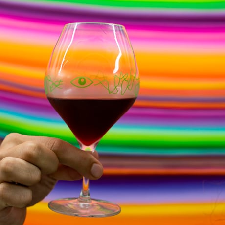 Small World in Tokyo Wineglass