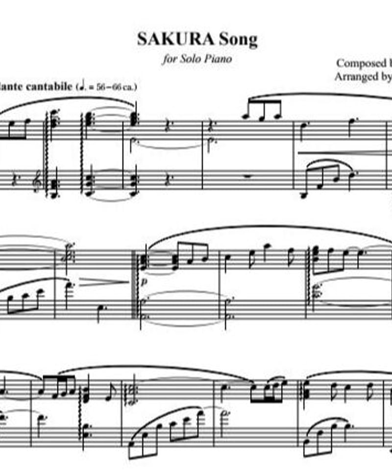 SAKURA Song / Yosuke Fukuda (Arr.by HIROKI TAKA