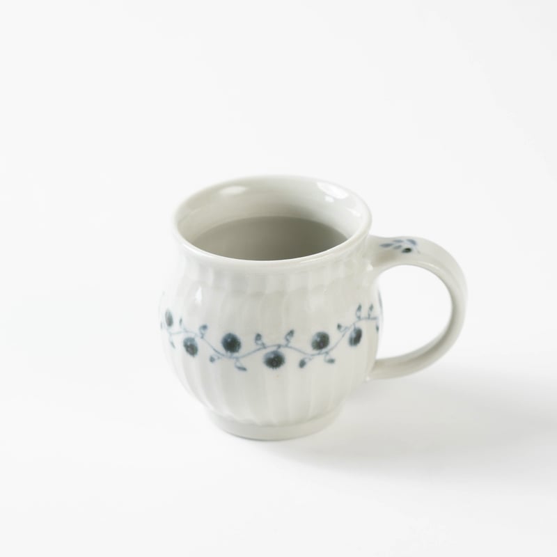 志村観行 RETRO寓話図マグ マグカップ 大園篤志 玉縁マグ 小 白に