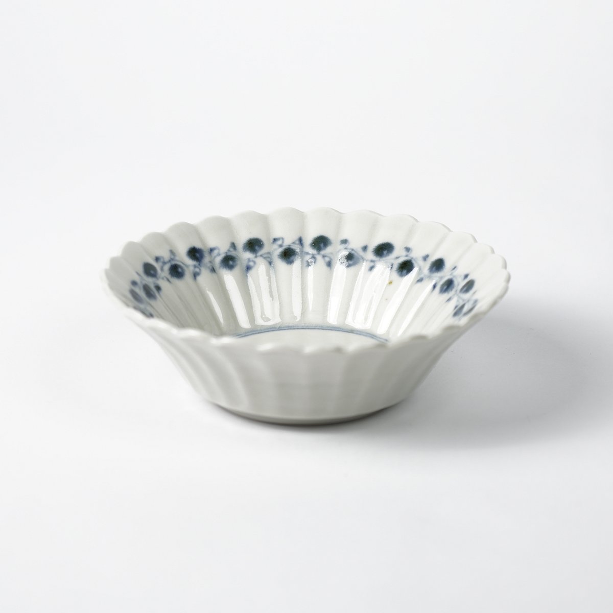 志村和晃】染付オランダ輪花小鉢_8 | Q1 オンラインストア