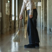 【吉田慎司】枝のミニ手箒（全長80cm）_53