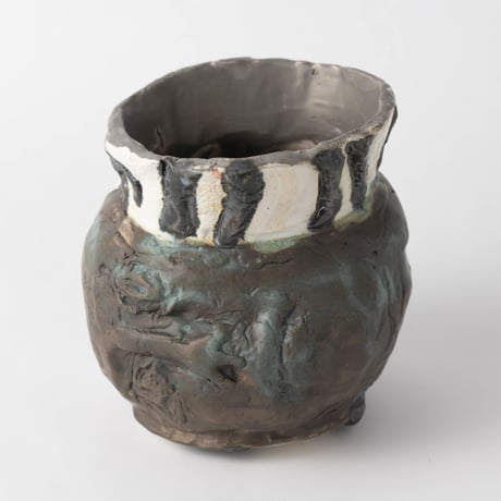【深冨陶器】無成エトルリア vase M_27