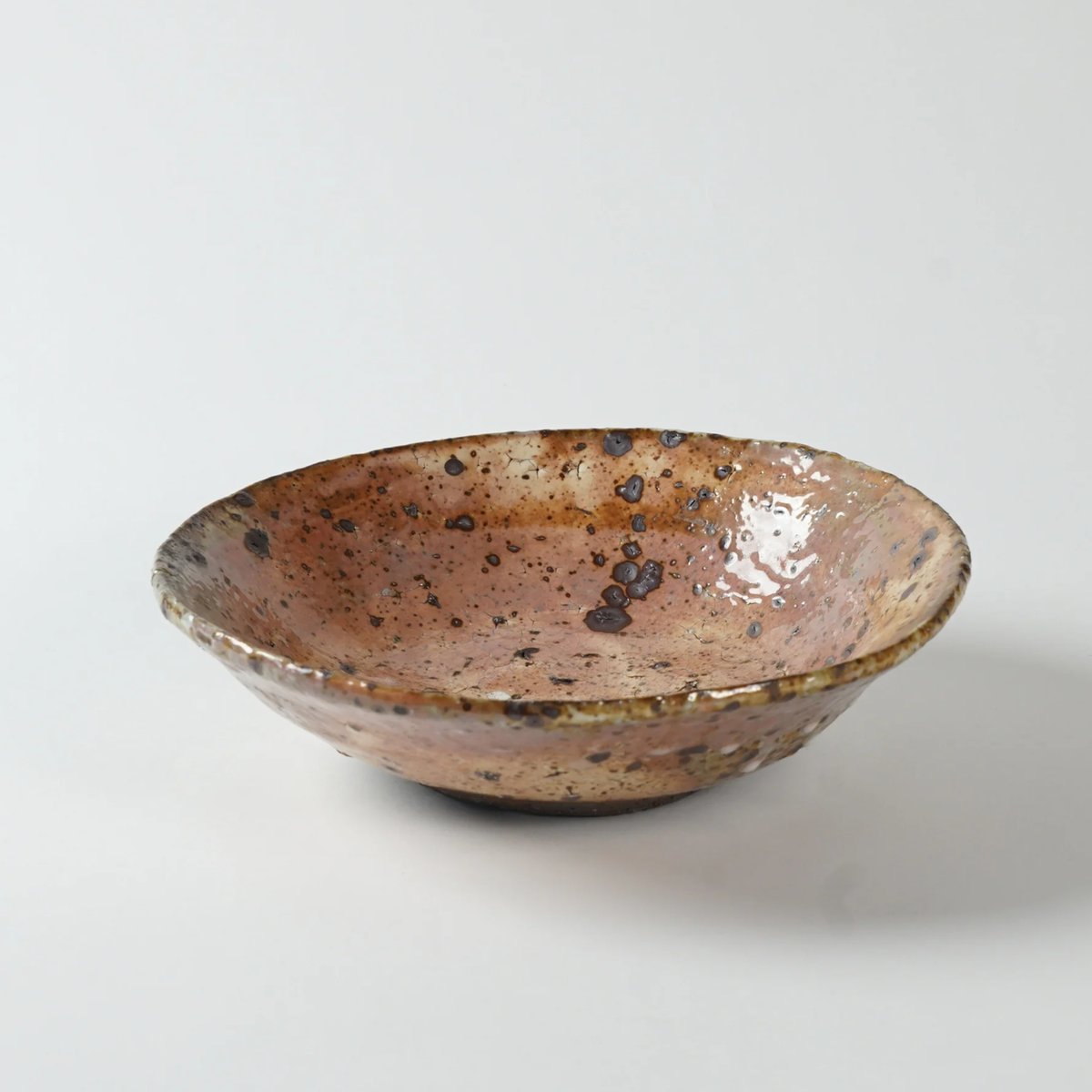 鉢■萬古窯「覇慶芳鉢」刷毛目 福堂 昇仙堂 陶楽 共箱付き 時代物 骨董品■ 1-14 遊心堂 @artsalon.yushindo 宗入 (1664-1716) 飴薬手付花入