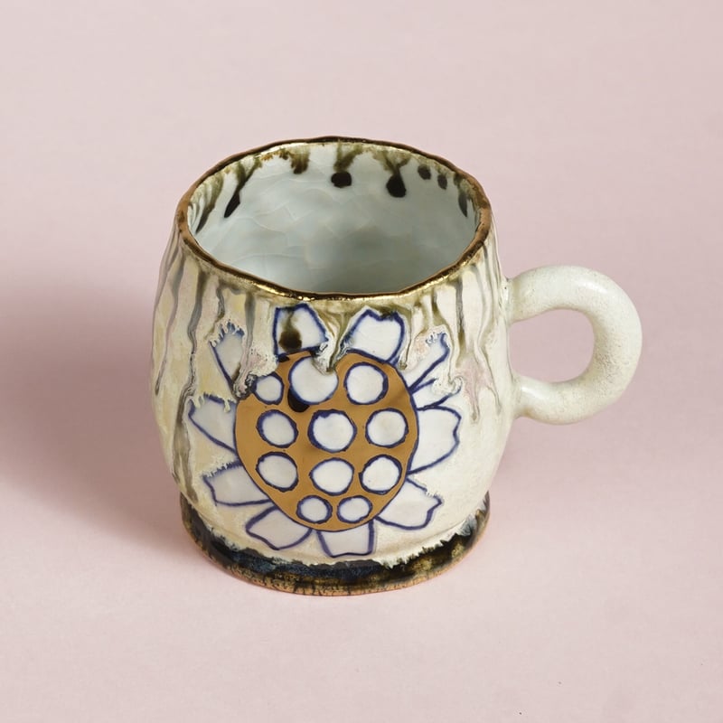 SANZOKU】溶ける釉薬 花カップ_7 | Q1 オンラインストア