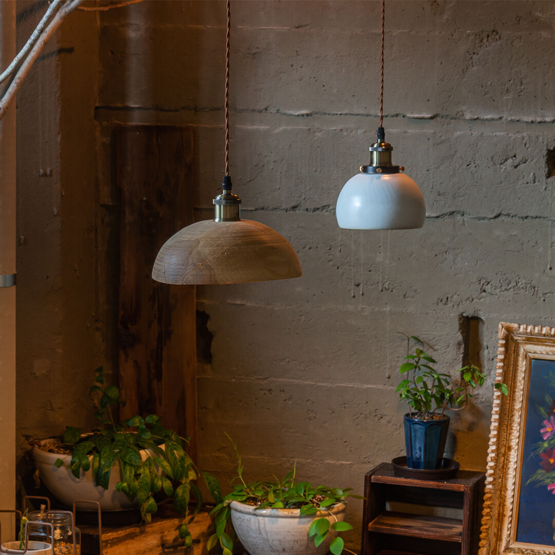受注生産／YAMAGATA NEW CRAFTS】002 Pendant Light ー 青