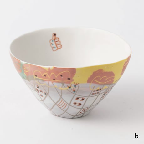 浜坂尚子さんの色絵ボウル　新品未使用 CATEGORY ・浜坂尚子 | Q1 オンラインストア