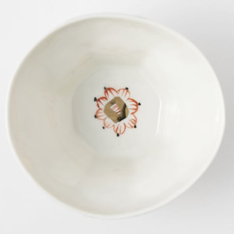 【浜坂尚子】金銀つるつる八角鉢_146