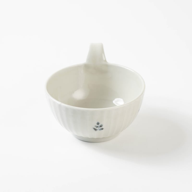 志村和晃】染付花十字文しのぎスープ碗_4 | Q1 オンラインストア