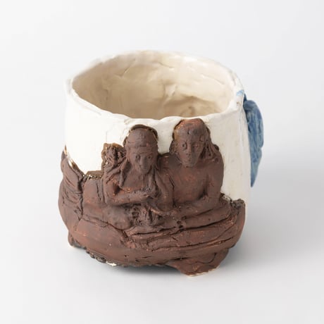 【深冨陶器】無成エトルリア plants pot_22