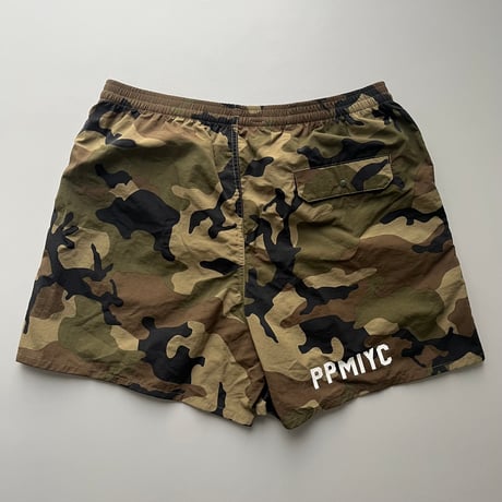 "PPMIYC" 迷彩ボーイズ ショートパンツ