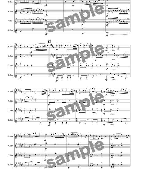 【サクソフォン四重奏】VENUSLINE ／ 村田淳一