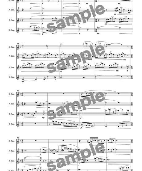 【サクソフォン四重奏】Fade to Twilight：Quartetto ／ 村田淳一
