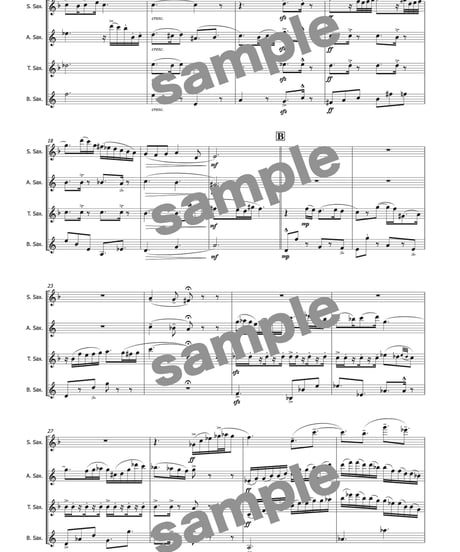 【サクソフォン四重奏】VENUSLINE ／ 村田淳一