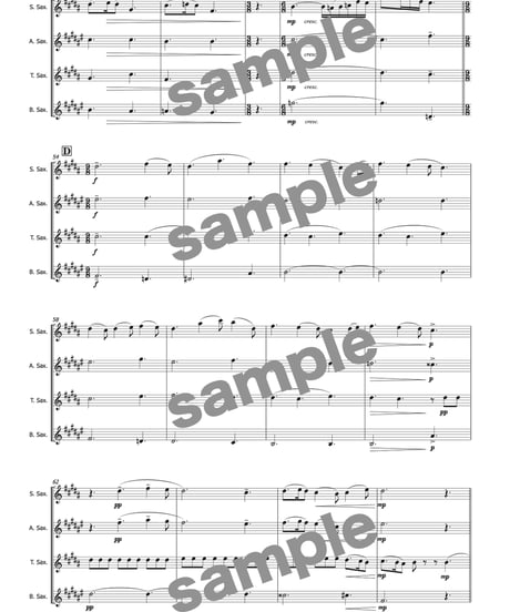 【サクソフォン四重奏】VENUSLINE ／ 村田淳一
