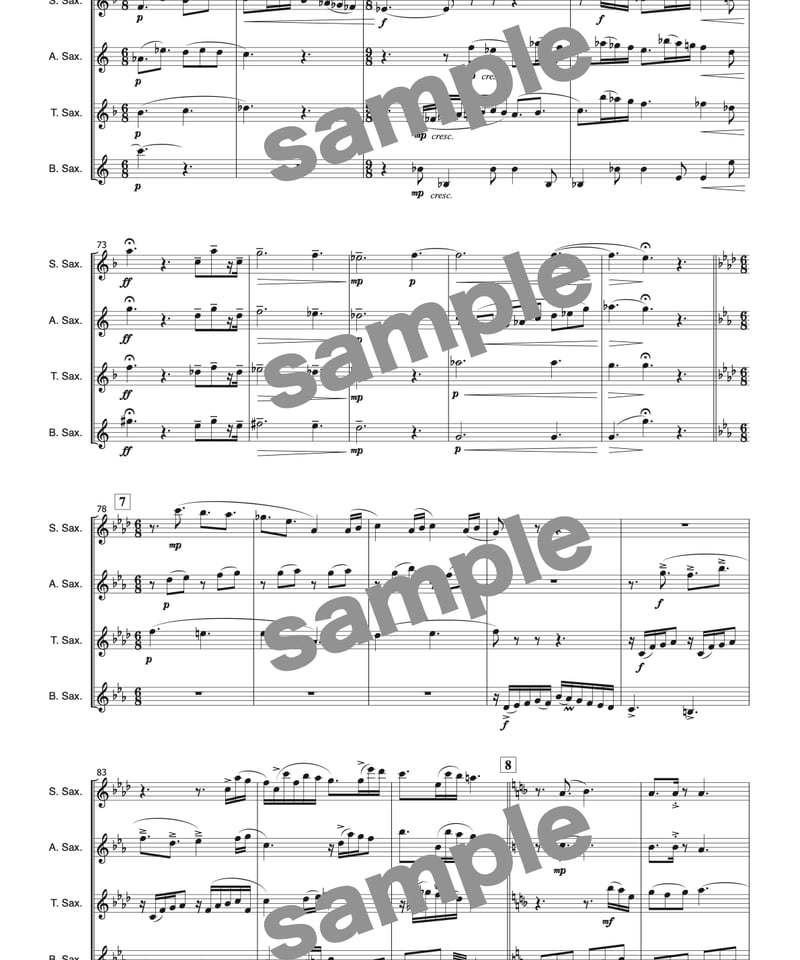 フォービドゥンサンライズ　4枚　　レッドトロン　4枚　　バラあり サクソフォン四重奏】Fade to Twilight：Quartetto ／ 村田淳一