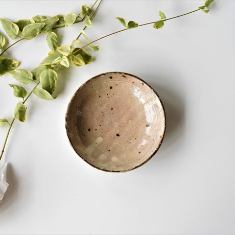 灰釉化粧皿　(小)