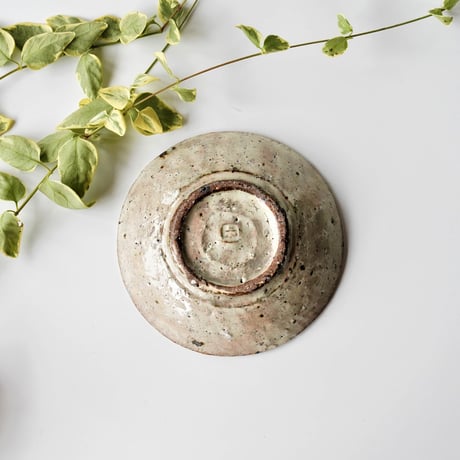 灰釉化粧皿　(小)