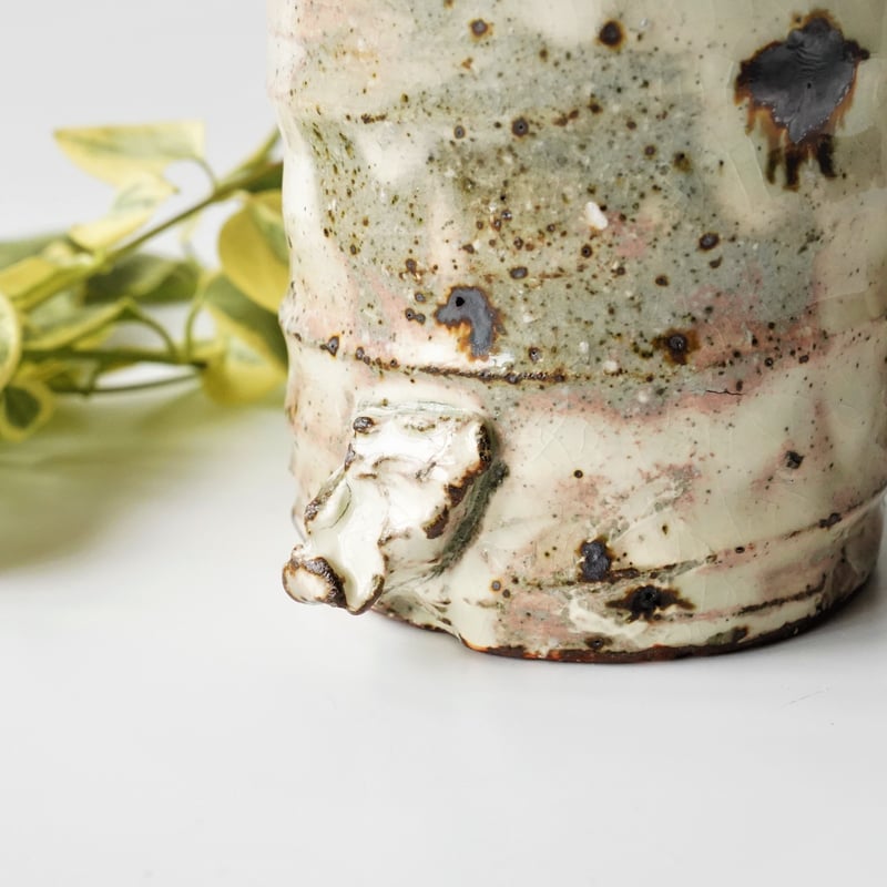 灰釉化粧寸胴マグカップ | syunbougama