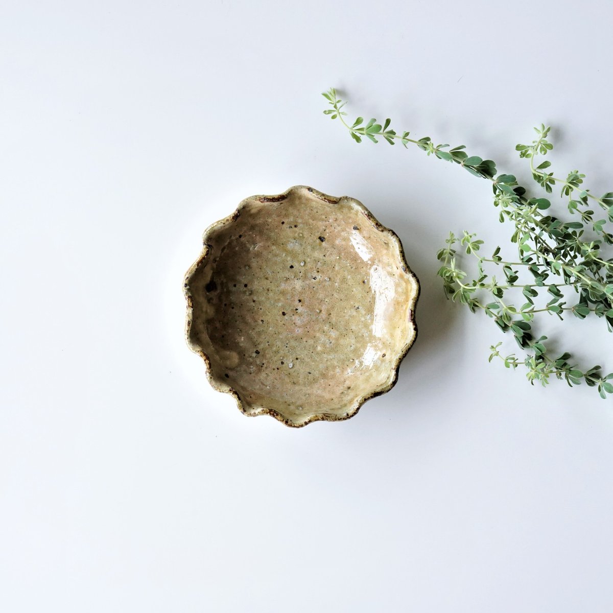 黄瀬戸波皿 (小) | syunbougama