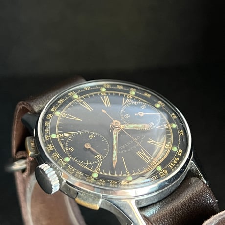 Oriental Angelus 215 ミリタリー クロノグラフ ヴィンテージ