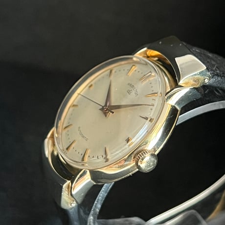 Hamilton  cld Automatic 14K gold hooded lug ヴィンテージ