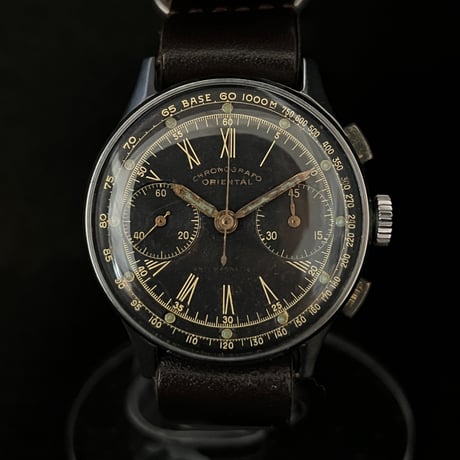 Oriental Angelus 215 ミリタリー クロノグラフ ヴィンテージ