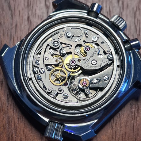 ブッフェラー　BUCHERER　ダイバー クロノグラフ　Lemania 1873　1970年代
