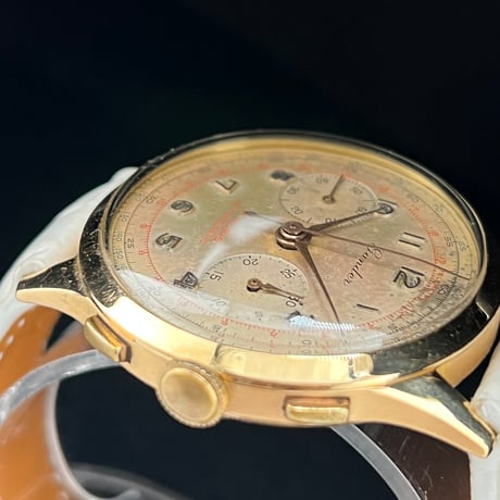 18金無垢 ヴィンテージ クロノグラフ 18K Gander