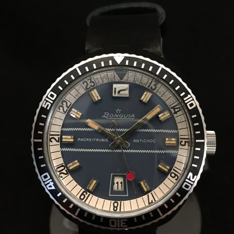70年代 ダイバー Bonguia  Cal Lorsa P75 デッドストック